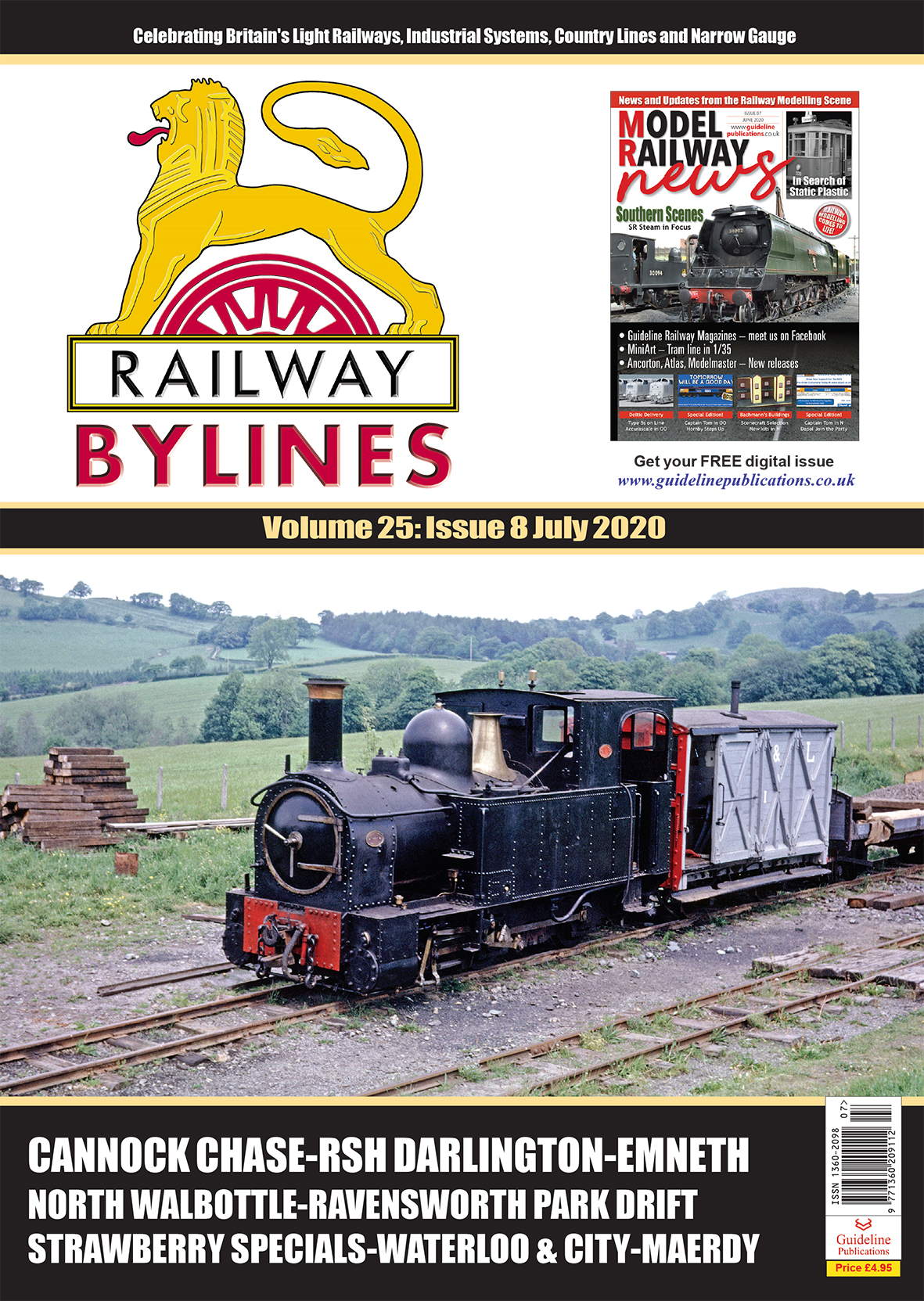 Guideline Publications Ltd Railway Bylines  vol 25 - issue 8 July 2020 
